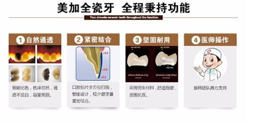 国产美加烤瓷牙价格