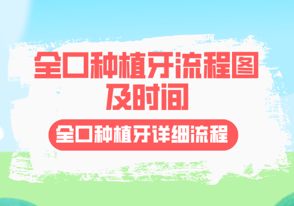 全口種植牙流程圖及時間