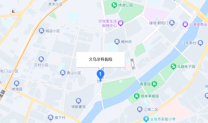 浙江义乌牙科医院地址示意图