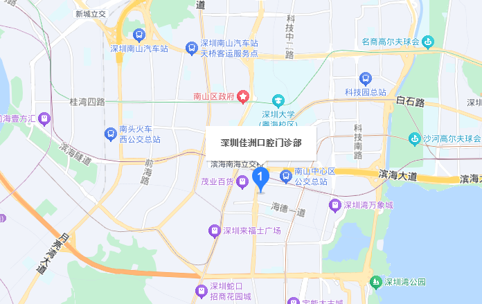 深圳正夫口腔张帅玉在哪个店？地址示意图牙好一生网