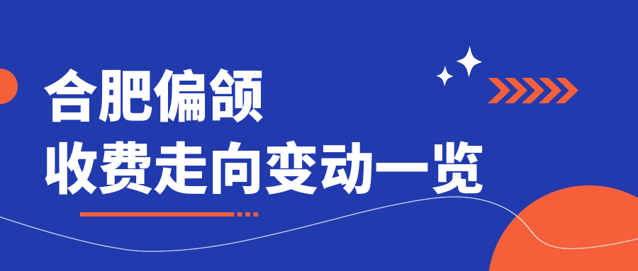 合肥偏頜收費走向變動(dòng)一覽